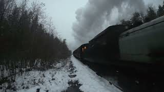 Nora järnvägSteam locomotive in NoraDampflokomotive in Nora [upl. by Judye279]