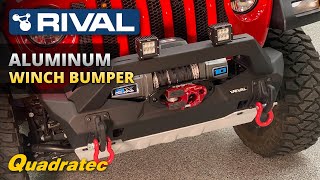 Rival 4x4 Aluminum Front Winch Bumper Review for Jeep Wrangler amp Jeep Gladiator [upl. by Niro]