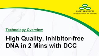 High Quality Inhibitorfree DNA in 2 Mins with DCC DNA Clean amp Concentrator  Zymo Research [upl. by Gabi]