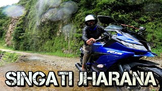 Charikot to Singati waterfall  Bhorle jharana  Group ride  Cruentus Vlog [upl. by Ielhsa727]