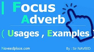 Focus Adverb Definition Examples In English Grammar  Language [upl. by Idnahk]