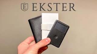 New Ekster Parliament Wallet and Aluminum Cardholder Wallet Review [upl. by Aiuqcaj637]