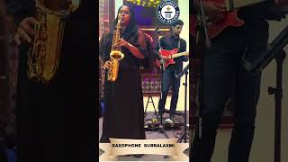 ⁠Saxophone Subbalaxmi ♥️🎷🎼🎵🎶 guinnessworldrecords LimcaBookOfRecord indiasgottalent [upl. by Mellman]