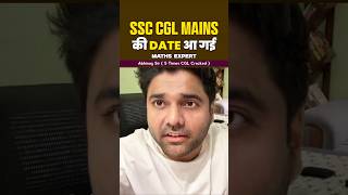 SSC CGL MAINS exam date 2024 😱 scs cgl mains strategy 2024 abhinay sir ssc [upl. by Kemp]