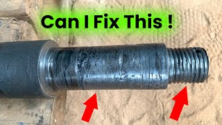 Easiest Way to Fix a Trailer Axle Shaft Faster than ReplacingAbom79 [upl. by Ernaldus]