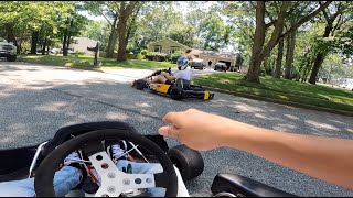 YZ 125 CUSTOM SHIFTER KART EXTREMLY DANGEROUS [upl. by Esiocnarf]