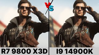 9800X3D VS İ9 14900K vs 7800X3D VS İNTEL ULTRA 285K VS 5800X3D VS 9950X VS 7950X GAMİNG BENCHMARK [upl. by Eustashe]