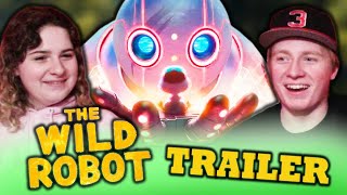 THE WILD ROBOT TRAILER REACTION [upl. by Rekoob]