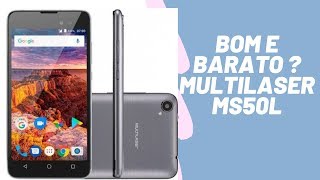 Unboxing Multilaser Ms50L  Smartphone Barato  Vale a pena [upl. by Bastien]