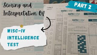 WISCIV Intelligence TestFinal scoring and interpretation [upl. by Bevvy]