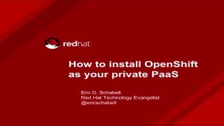 Install OpenShift as your private PaaS [upl. by Enhpad287]