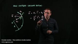 04  Circular motion  Nonuniform circular motion [upl. by Kraus589]