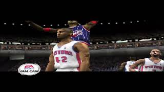 NBA LIVE 2002 Rockets vs Pistons [upl. by Fabri280]