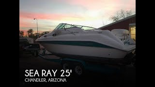 UNAVAILABLE Used 1995 Sea Ray Sundancer 250 DA in Chandler Arizona [upl. by Tai]