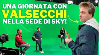 Una giornata con DAVIDE VALSECCHI a SKY [upl. by Berardo950]