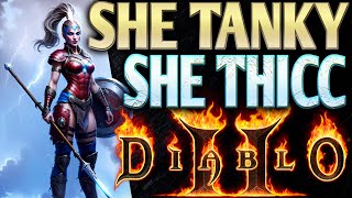 The Most TANKY Amazon Ever Diablo 2 Resurrected [upl. by Eirrok]