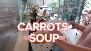 HOW TO MAKE EASY CARROTS SOUP food carrots soup [upl. by Ardnas]