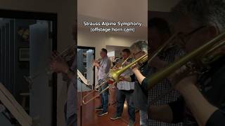 Backstage horns in Alpine Symphony [upl. by Chow]