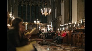 Christmas Carol Service 1 December 2022  from Merton College Chapel Oxford [upl. by Ennahteb605]