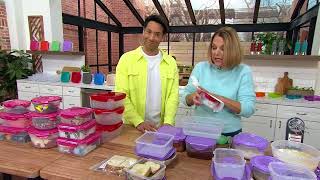 LocknLock 9Piece MultiShape Nestable Container Set on QVC [upl. by Camille]