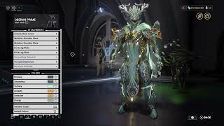 warframe OBERON PRIME 3rd skin fashionframe with details [upl. by Dreeda]