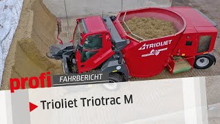 Selbstfahrender Futtermischwagen Triotrac M von Trioliet  profi Fahrbbericht [upl. by Dnamron]