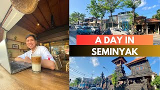 Exploring Seminyak Bali  Solo Travel Vlog [upl. by Bennett]