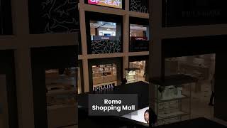 Rome Shopping at la Rinascente romeitaly [upl. by Anitnatsnoc]