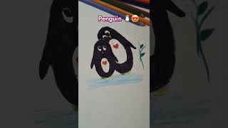 Pencil clr🐧drawing ♥️ seema minj🦋 youtubeshortsviralshortsviralvideocreative [upl. by Phonsa]