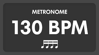 130 BPM  Metronome  16th Notes [upl. by Ogg]