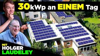 Lohnt sich das  30 kWp Solaranlage auf einem Flachdach mit Holger Laudeley [upl. by Taub]