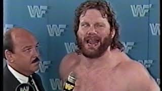 quotHacksawquot Jim Duggan Interview 19880214 [upl. by Droffilc]