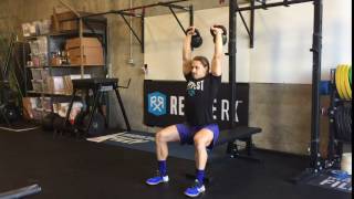 Seated Kettlebell Press [upl. by Sitof597]