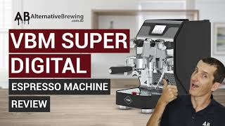 VBM Domobar Super Digital Espresso Machine Review [upl. by Harsho]