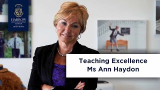 Teaching Excellence  Ms Ann haydon [upl. by Nonah]