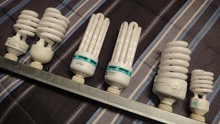 High Output CFL Light Bulbs 418watts [upl. by Nahem]