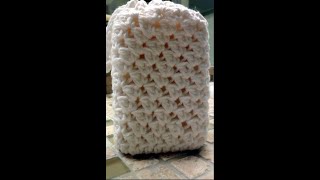 Crochet Spa Loofah Soap Saver Video 2 MOSS STITCH  Quick and Easy Gifts Made BY YOU [upl. by Sudnor380]