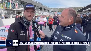 MOTOR TV22 Interview mit DTM Pilot Maro Engel bei der Startaufstellung am Red Bull Ring 2022 [upl. by Ripp]