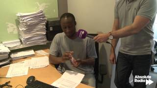 Dynamo surprises office worker live on Absolute Radio [upl. by Thorin]