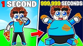 1 FAT Every SECOND in ROBLOX [upl. by Cyprus750]