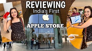 Shopping experience at India’s first APPLE Store in BKC Mumbai [upl. by Enelam]