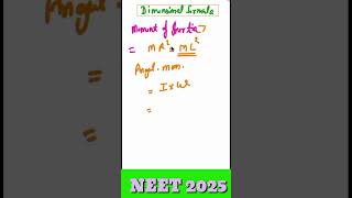 Short notes of physics for neet neetphysics shortnotes neet physics physicswallah shortfeed [upl. by Yeliab786]