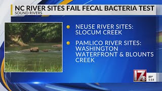 3 North Carolina river sites fail fecal bacteria test for week [upl. by Bollay]