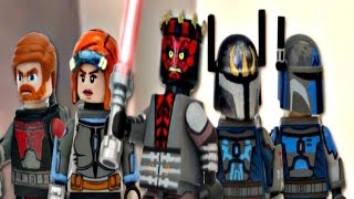 LEGO Star Wars  The Clone Wars  Custom Darth Maul BoKatan ObiWan amp More  Showcase [upl. by Didi]