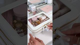 pack my makeup bag with me 🌸🧚‍♀️✨ makeup asmrmakeup asmrpacking skincare beauty preppy [upl. by Anilra]