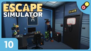 Escape Simulator 10 La coopérative Omega  Le hall dentrée et le bureau  FR [upl. by Noicnecsa]