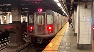 MTA NYCT Rerouted R142 2 Train to Wakefield via Lexington Avenue at Grand Central 42nd Street [upl. by Aiuqet505]