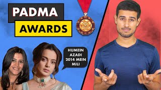 Padma Awards  Kangana Ranaut Controversy  Who selects Winners  Dhruv Rathee [upl. by Arihsat]