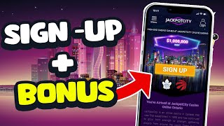 How To Register  Get Bonus For Jackpotcity Casino 1600 Bonus [upl. by Volpe130]