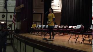 Riya Joshi spells quottoxicosisquot to win CPS Citywide Spelling Bee [upl. by Anaele]